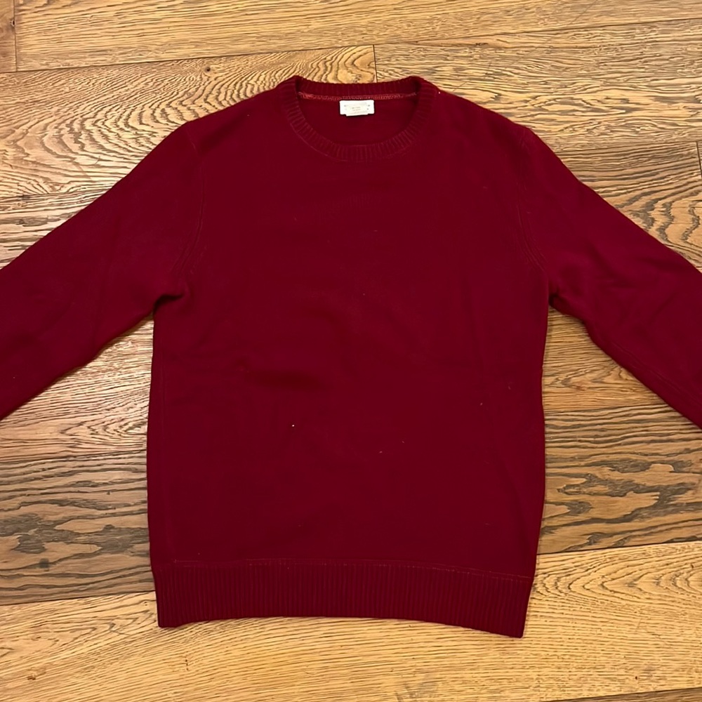 Club Monaco Dark Red Cashmere Sweater